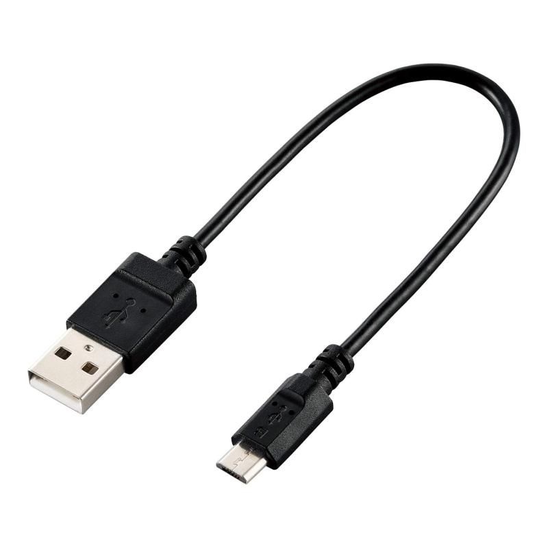 쥳  USB֥ 2.0 A-microB 0.15m U2C-JAMB015BK