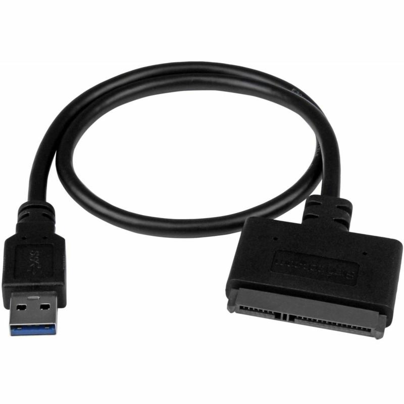 StarTech.com 2.5インチSATA - USB 3.1 アダプタケーブル USB 3.1 Gen 2(10 Gbps) 2.5インチSATA SSD/HDD対応 USB312SAT3CB
