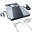 Unitek 7-in-1 外付けCD/DVDドライブ USBハブ U...(3)