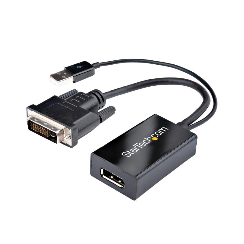 StarTech.com DVI - DisplayPort ϊA_v^ USBoXp[Ή 1920x1200 DVI2DP2