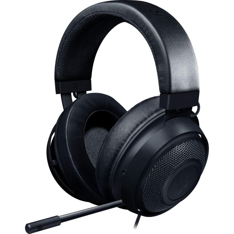 Razer Kraken Black ゲーミングヘッドセット アナログ接続 PS5 PS4 PC Switch スマートフォン 冷却ジェルパッド【日本正規品】 RZ04-02830100-R3M1