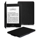 Fintie Kindle Paperwhite ケース 超薄 軽量 保護カバー オートスリープ機能付き (2016 NEW-Kindle Paperwhiteマンガモデル と 2012, 2013, 2015バージョン適応)(ブラック)