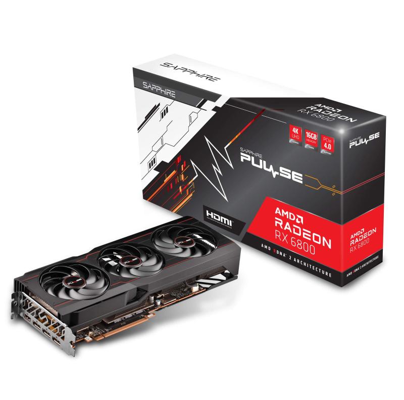 Sapphire PULSE Radeon RX 6800 OC 16G OtBbNX{[h 11305-02-20G VD7493