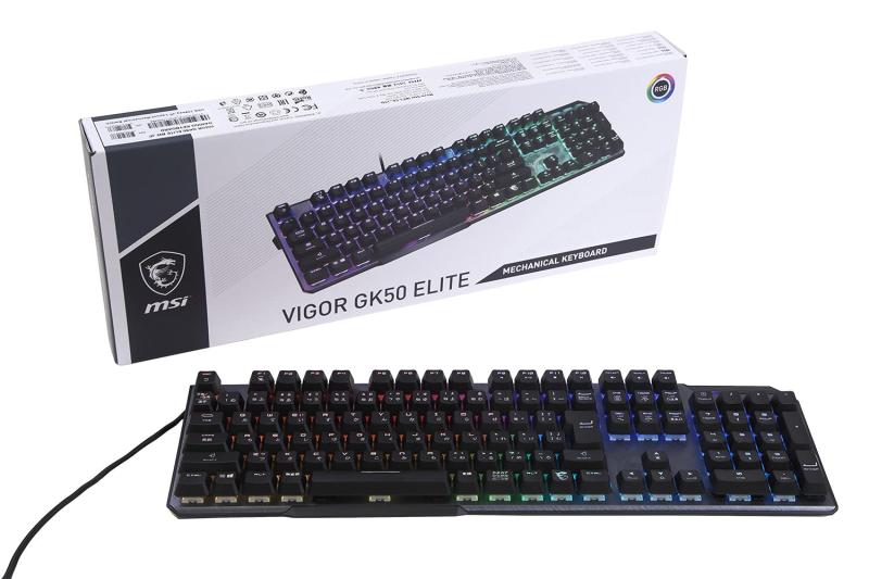 MSI Vigor GK50 ELITE BW JP Q[~OL[{[h Kaihl Box White {z KB570