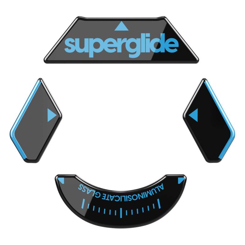 Superglide }EX\[ for Logicool G900 / 903 }EXtB[g [ KXf EhGbaH ϋv ᖀC Super Smooth ] - Black