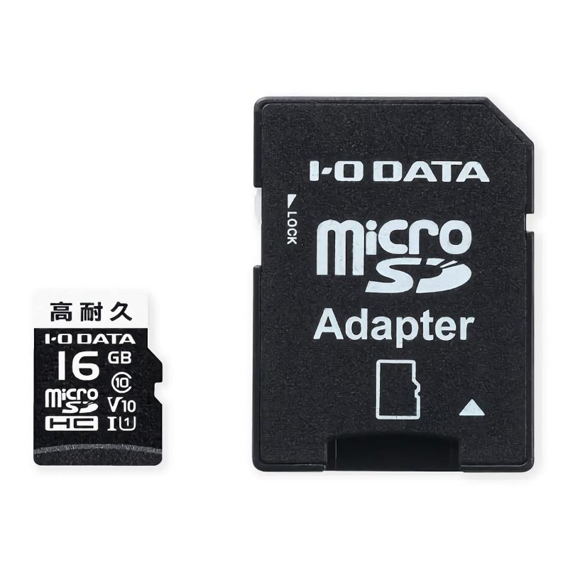 ACEI[Ef[^ IODATA microSDJ[h hRp 16GB microSDHC Class 10Ή ϋv MSD-DR16G
