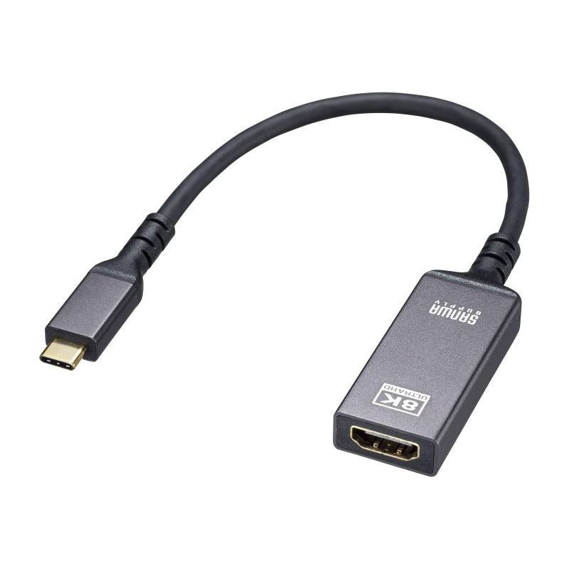 TTvC USB Type C-HDMIϊA_v^(8K/60Hz/HDRΉ) AD-ALCHDR03 K^