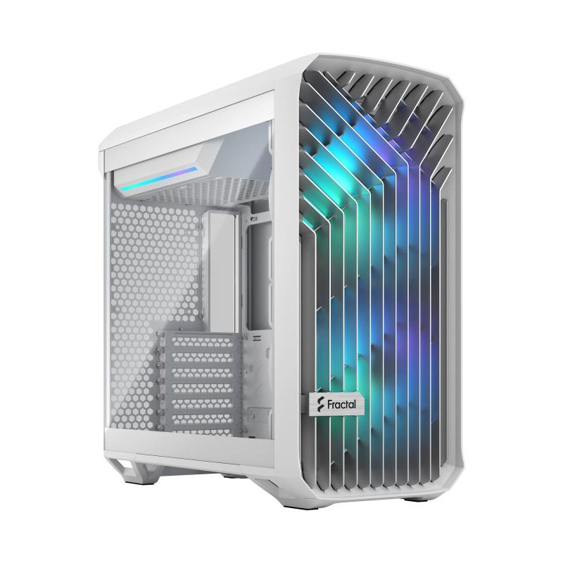 Fractal Design Torrent Compact White RGB TG Clear Tint 冷却性重視タイプ ゲーミング ATX ミドルタワー PCケース FD-C-TOR1C-05 CS8463