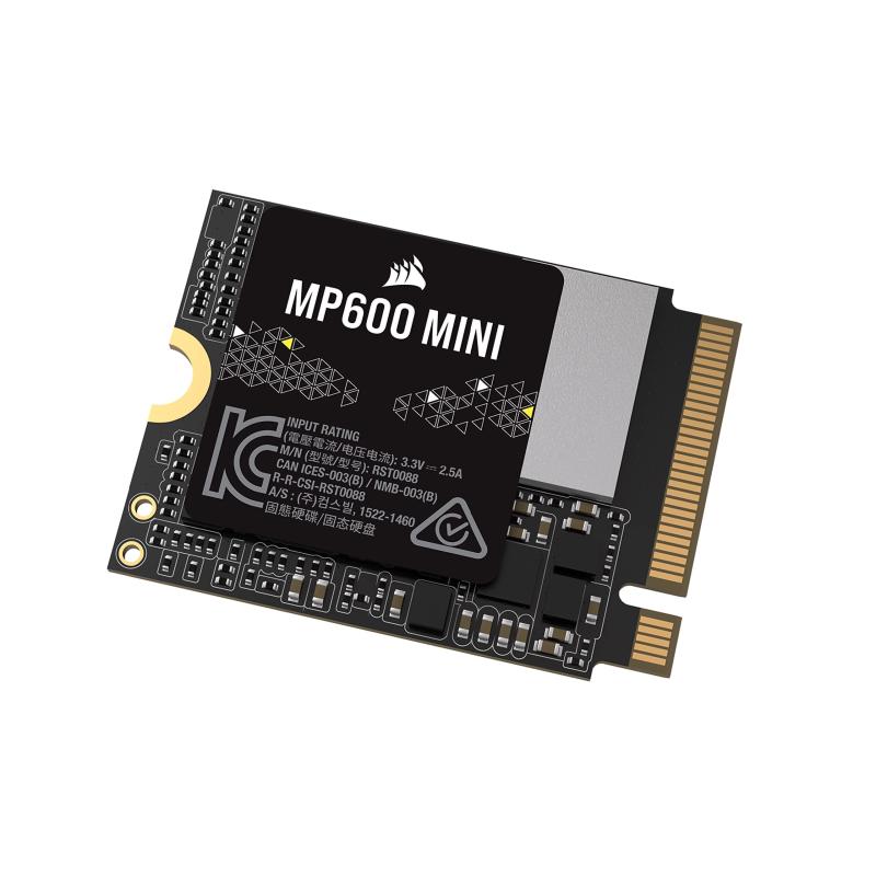 CORSAIR MP600 MINI V[Y TLC NAND̗p 1TB PCIe Gen4 x4 NVMe M.2 2230 Steam Deck/Microsoft SurfaceKp CSSD-F1000GBMP600MN