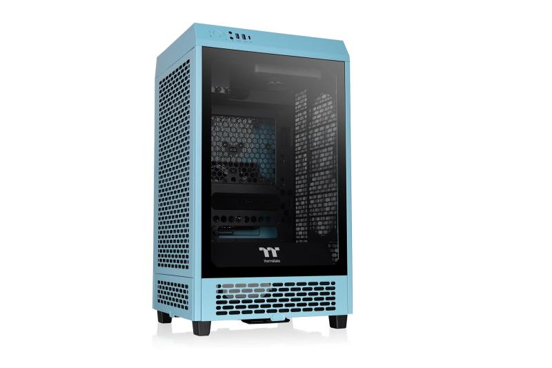 Thermaltake The Tower 200 Turquoise ^OtBbNJ[hcuΉ ~j^[ Mini-ITX PCP[X CA-1X9-00SBWN-00 CS8767