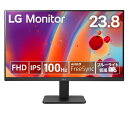 24MR400-B 23.8インチ LG モニター/アンチグレア/IPS/1920×1080/100Hz/5ms（GTG）/FreeSync™/DAS/ブラックスタビライザー/D-sub/HDMI/チルト調整対応