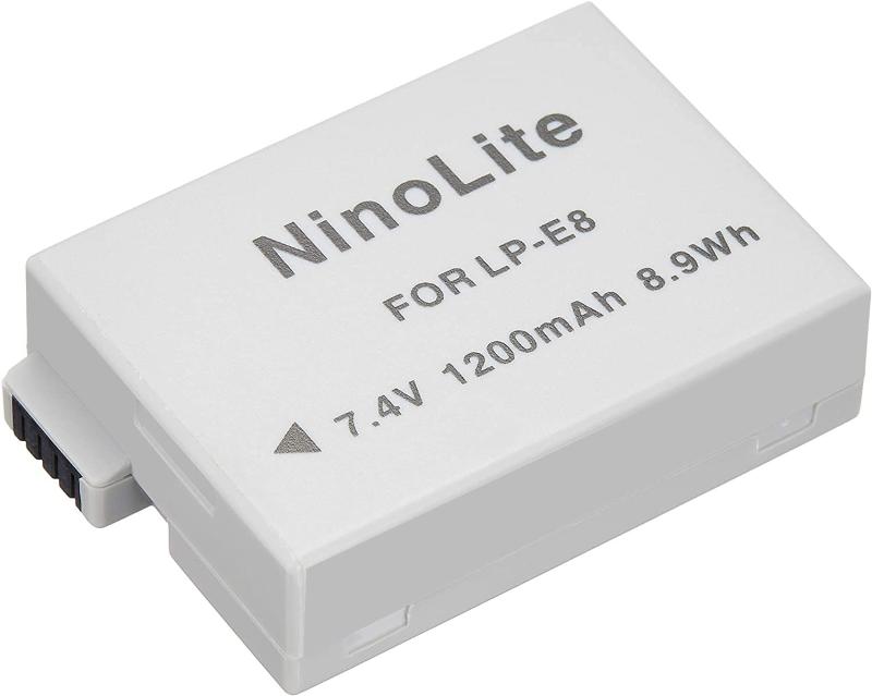 NinoLite LP-E8 ݊ obe[ EOS Kiss X4 X5 X6i X7i Ή lpe8_t.k.gai