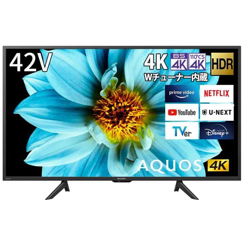 V[v 42V^ t er AQUOS 4T-C42DJ1 4K `[i[ Android TV (2021Nf) ubN