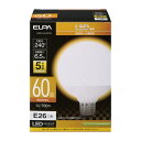 エルパ (ELPA) LED電球 ボール球形 G95 (口金E26 / 60W形 / 電球色) 5年 / (LDG7L-G-G2104)(2)