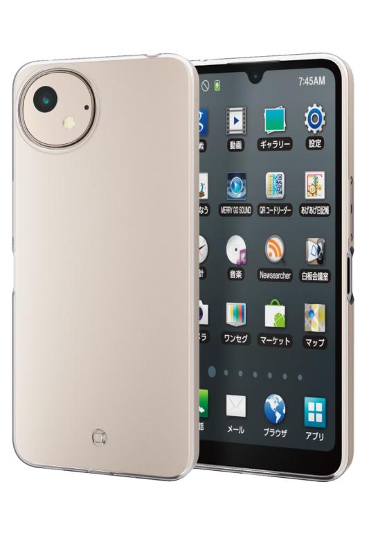 エレコム AQUOS wish4 (SH-52E / SHG13) ケース カバー 透明 薄型 ハイブリッド TPU 耐衝撃 衝撃吸収 ストラップホール付き シンプル クリア PM-S241UCTCR(3)
