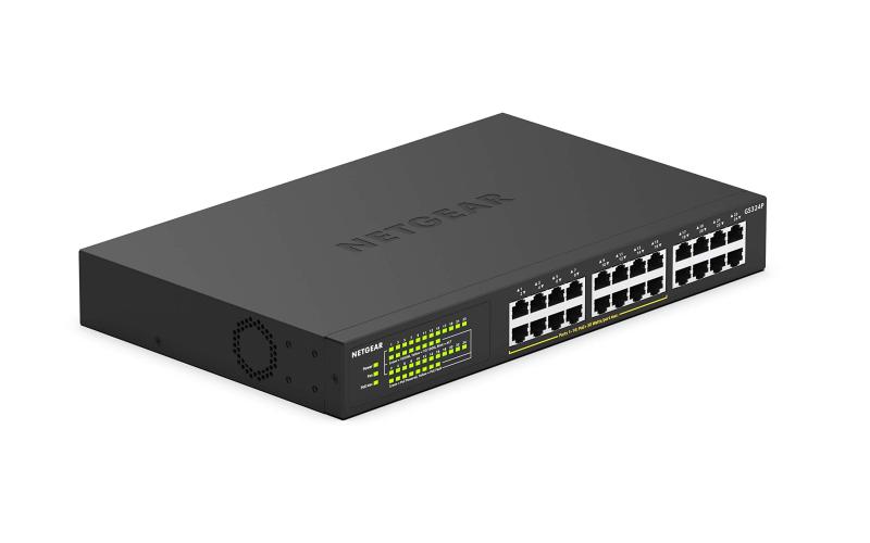 【正規品】 ネットギア NETGEAR スイッチングハブ 24ポート 1G PoE+ (190W) 金属筐体 メーカー3年 アンマネージスイッチ GS324P-100AJS