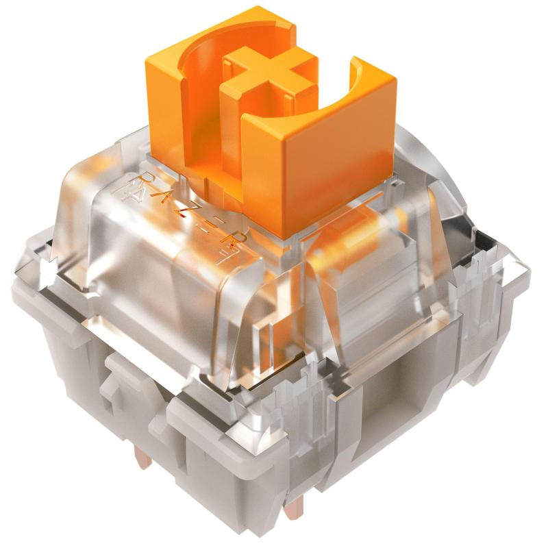 Razer レイザー Mechanical Switches Pack Orange Tactile Switch 交換用スイッチ 3ピンコネクタ 36個入り 第3世代Razerメカニカルスイッチ LED レンズ搭載の 透明な スイッチハウジング 1億回のキーストローク