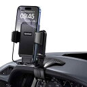 Vpryhuan 車載スマホマウント ダッシュボード対応 落下防止クリップ設計 360度回転多機能 スマホホルダー 車 4-7インチ万能型 iPhone/サムスン/Google/ソニー互換