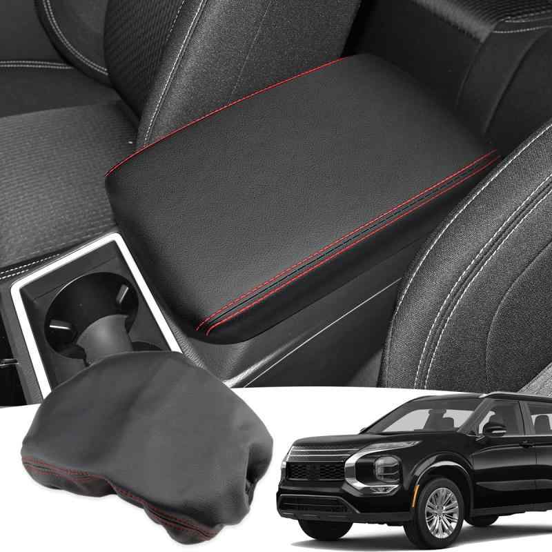 Auovo 三菱 アウトランダー GN0W型 3代目 2021年～現行 専用 肘置き用 アームレストカバー センター ア..