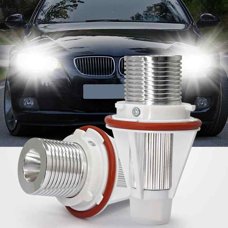 LED イカリング バルブ E39 E60 10W 6000K LED 警告灯 抵抗内蔵 BMWとの互換性あり 5/6/7シリーズ X3 X5 E53 E63 E64 E65 E66 E83 E87対応 エンジェルアイ ヘッドライト リングマーカー ホワ