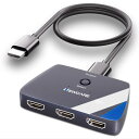 NEWCARE HDMI 切替器(分配器)4K@60Hz 3入力1出力 HDMI セレクター3ポートに対応 電源不要 手動【HDMI2.0ケーブル付属0.8m】3D 1080P HDCP2.2に対応【Nintendo Switch/PS5/PS4/Xbo