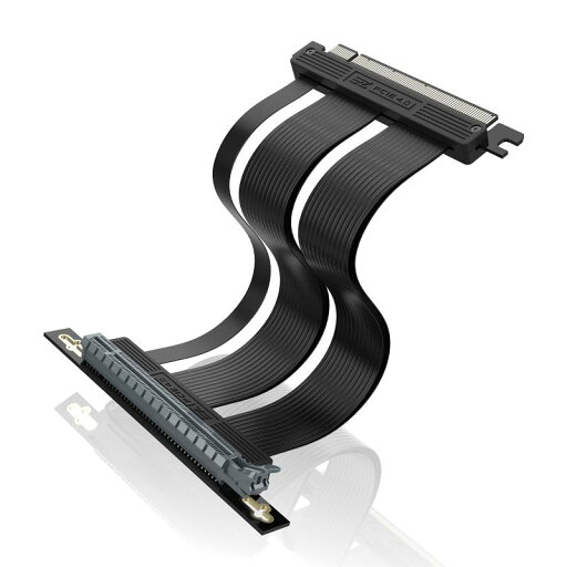 EZDIY-FAB PCIe 4.0 X16ライザーケーブル 高速シールド垂直GPUマウント用 PCI-E Gen4対応 延長ライザーカード 直角コネクタ - 17cm 90度 EZDIY-FAB PCIe 4.0 X16ライザーケーブル 高速シールド垂直GPUマウント用 PCI-E Gen4対応 延長ライザーカード 直角コネクタ - 17cm 90度