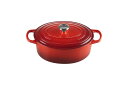 ル・クルーゼ(Le Creuset) 鋳物 ホーロー 鍋 シグニチャー ココット・オーバル 27 cm チェリーレッド ガス IH オーブン 対応 【日本正規販売品】(3)