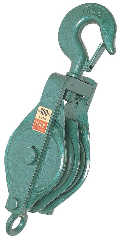 スリーエッチ 強力型滑車 二車スナッチ 100×2S