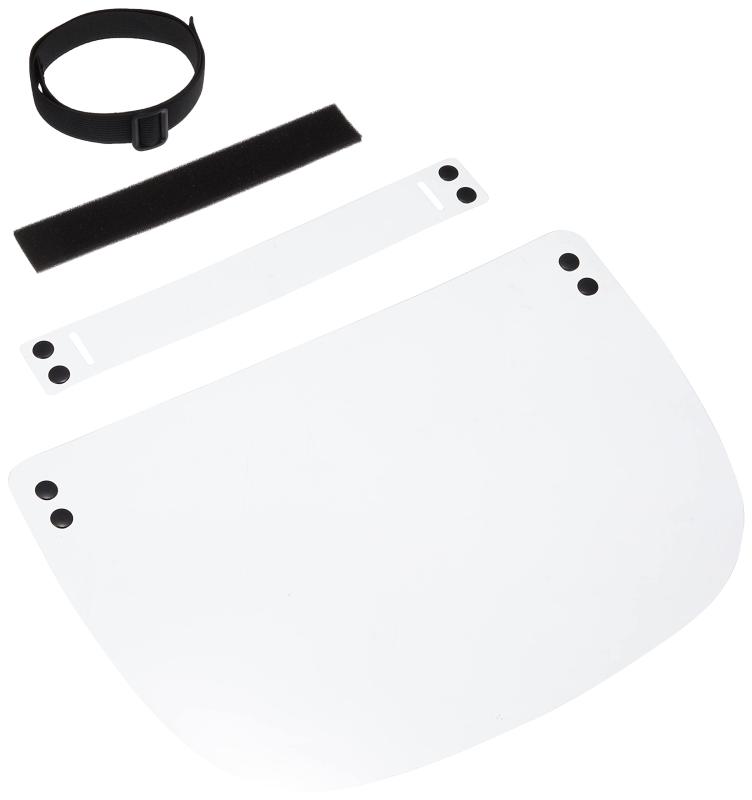 [Kajimeiku(カジメイク)]フェースシールド フェースシールド クリア 日本 F (FREE サイズ)シールドサイズ H22cm×W32cm付け替え可能シールド3枚入平ゴムアジャスターで頭部にしっかりフィット顔をしっかり覆う大型フェースシールド、飛沫帽子、防塵対策、雨よけとして使用可能。お手入れ方法: 手洗い