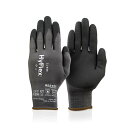 Hyflex アンセル ウレタン背抜手袋 ハイフレックス 11-840 Lサイズ 11-840-9 ブラック