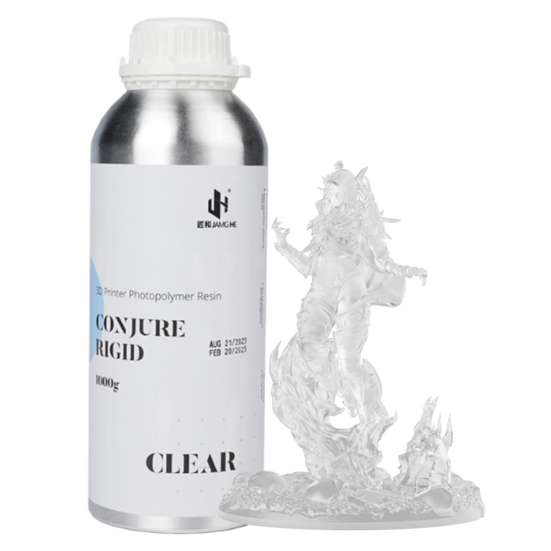 Chitu Systems Conjure エンジニアレジン 光造形3Dプリンター用レジン rigidレジン 硬質樹脂 3dプリンター 低収縮 高精度 関節式フィギュア 光硬化 LCD 3Dプリント用 (透明 1000g)