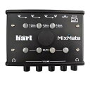 Maker hart MixMate 4 チャンネル ミュージックオーディオミキサー コンパクトな4チャンネルステレオミキサー USBオーディオ出力搭載