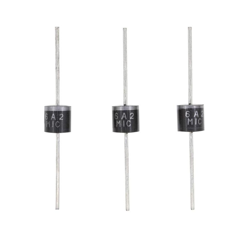 HUABAN 5個 6A2 整流ダイオード 6A 200V R-6 6 Amp アンプ 200 Volt ボルト