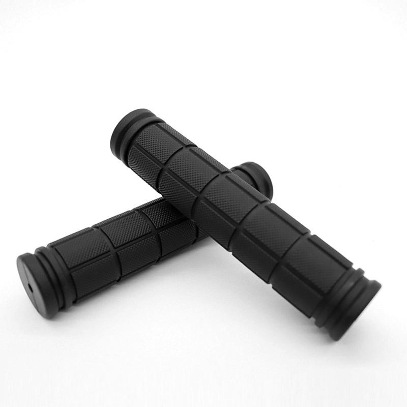 FamGift 自転車 ハンドルグリップ 耐久性 滑り止め 耐震 ショック吸収 ゴム製 内径22.2mm グリップ 汎用 左右セット 柔らかい 握りやすい 折りたたみ自転車 マウンテンバイク クロスバイクに適