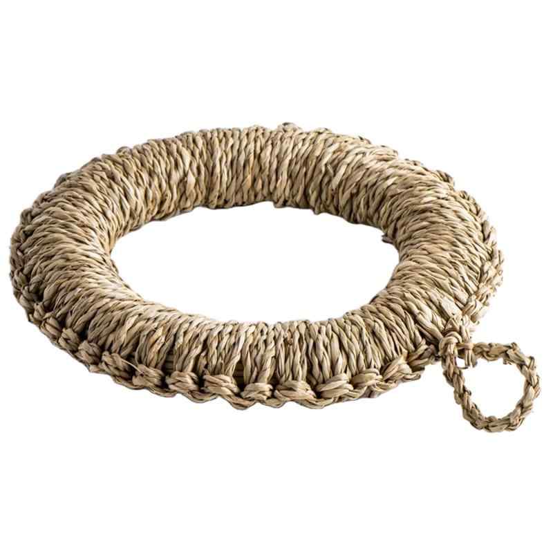 イ草鍋敷き 18cm イグサ 藺草 鍋敷き 天然素材 壁掛け鍋敷き 吊るせる 土鍋