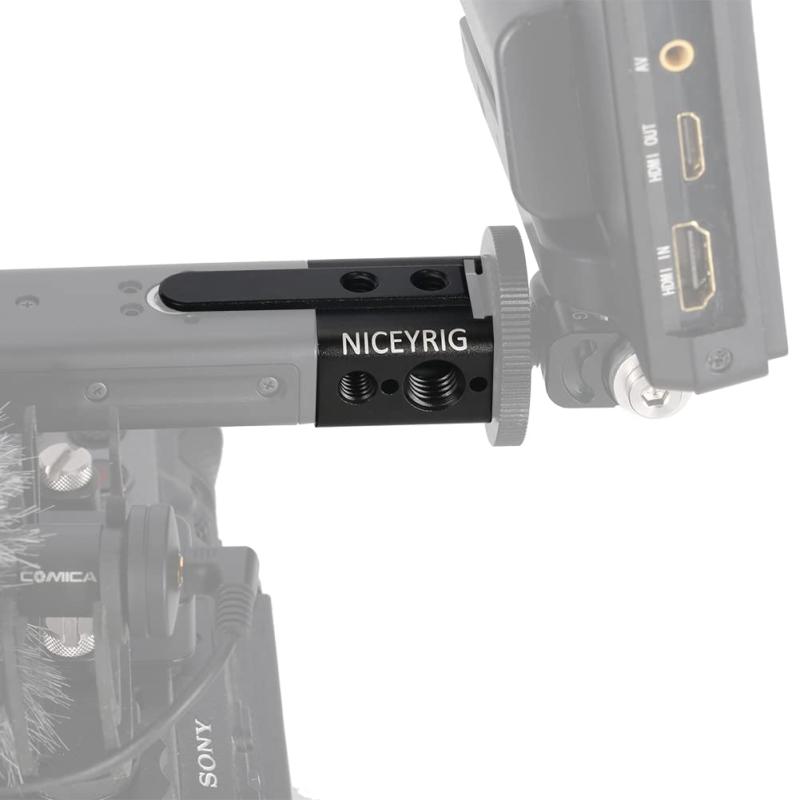 NICEYRIG FX3 FX30用XLRハンドル延長リグ for Sony FX3 XLRに対応ハンドル延長バー ハンドル専用延長リグ カメラアクセサリー-490