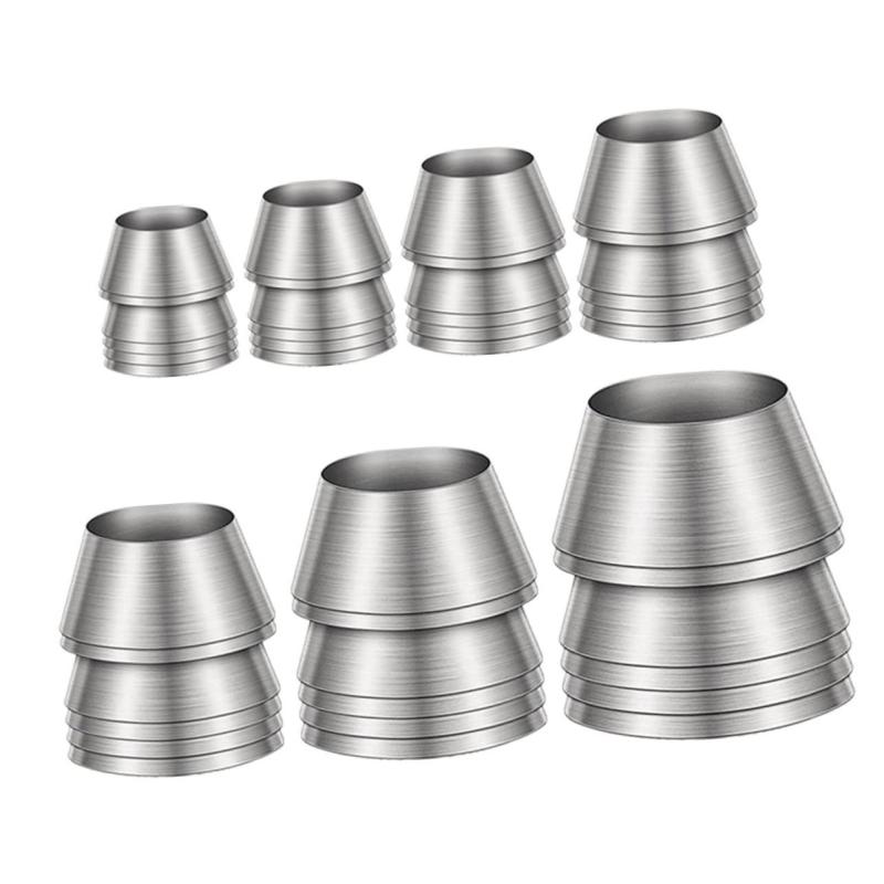 VORCOOL 7個セット 薪割り用メタルウェッジ クサビ 斧柄交換用 ハンマーハンドルウェッジ 丸クサビ Diy作業用工具アクセサリー【斧ハンドル用金属】ウェッジ斧スプリッター。小型軽量のハンマーウェッジはバッグに簡単に収納でき、非常にコンパクトです。この斧ウェッジキットには、さまざまなサイズのウェッジアクセサリーが含まれており、お客様の要求を満たすことができます。【鉄斧楔】長期間の使用に耐久性があり、ハンマーハンドルに簡単に取り付けることができます。しっかりと取り付けられるので、工具の緩みや脱落の心配がありません。【ハンマー用テーパー】 毎日の工具箱に欠かせないもので、仕事や生活に多くの利便性をもたらします。360度の排量を提供する楔形器は、木材と工具の間の隙間を埋め、使用中の安定性を向上させます【スレッジハンマーハンドル】 鉄素材で作られており、実用的で耐久性があり、長期間使用できます。簡単に取り付け可能な楔形設計は、工具の強度を向上させ、木材構造をしっかりと支えます【斧柄用金属楔】7種類のサイズが選べる楔形セットは、斧やハンマーなど様々な工具に適しており、幅広い用途に対応します