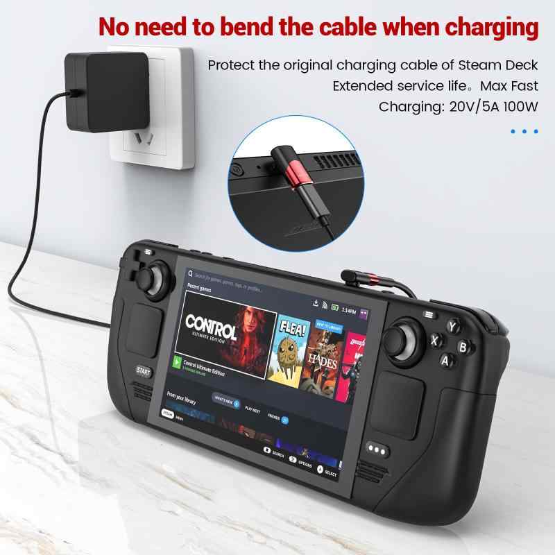 MOGOOD USB C 変換 アダプター 上下 90° L字 USB Cオス-メスアダプタ 40Gbps高速データ転送 8K@60Hz映像出力 100W/5A急速充電Thunderboltエクスパンダは蒸気甲板部品、MacBook Pro、タブレット、 costmarket-10361838 コストマーケット サンプル画像3