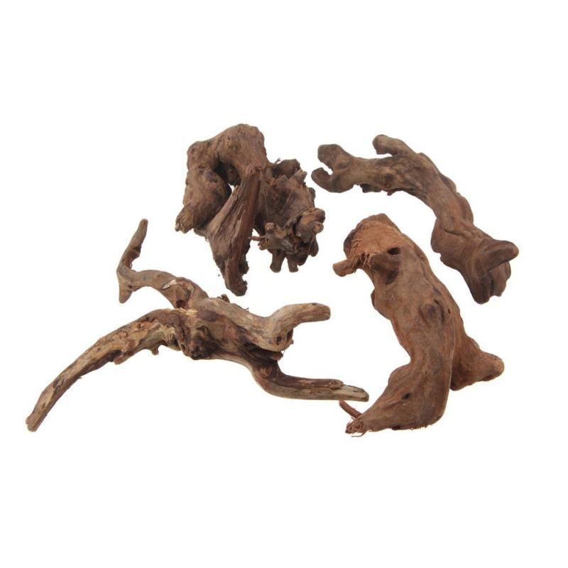 EmoJP 4個入り 流木 水族館シンクエイブル流木水槽の装飾 小 10-15cm製品は手作業で選び、磨き、高圧洗浄、自然乾燥を施しているので安心してお買い求めいただけます商品の形状が異なります、サイズは約15cmです、写真と矛盾する場合があります、実際に受け取った商品を参照してください素材：加工されたの木