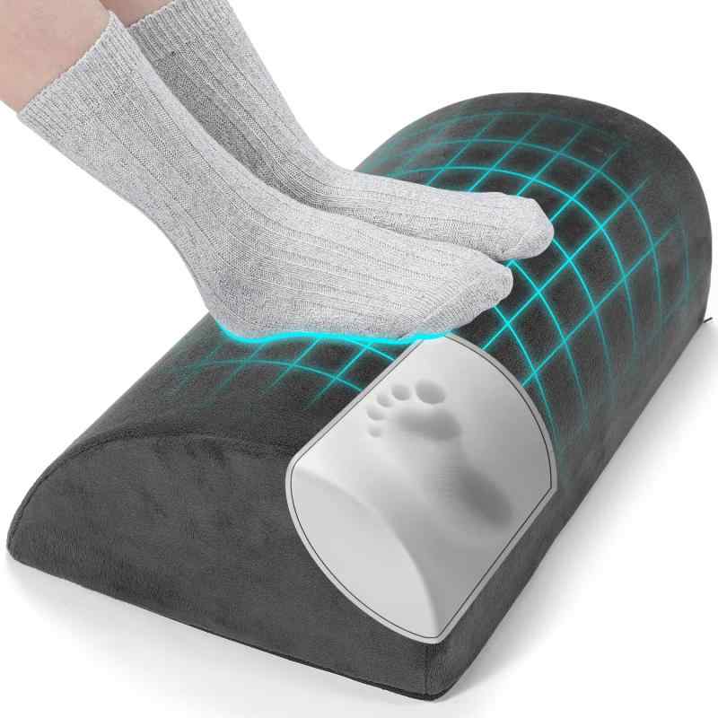 Baiinin フットレスト デスク下 足置き 【整体師 膝・足首の負担軽減】 2IN1多機能 ロッキングフットレスト 足首サポート 足 クッション 軽量 快適化 デスクワーク リモートワーク デスク costmarket-10454164 コストマーケット パッケージ画像