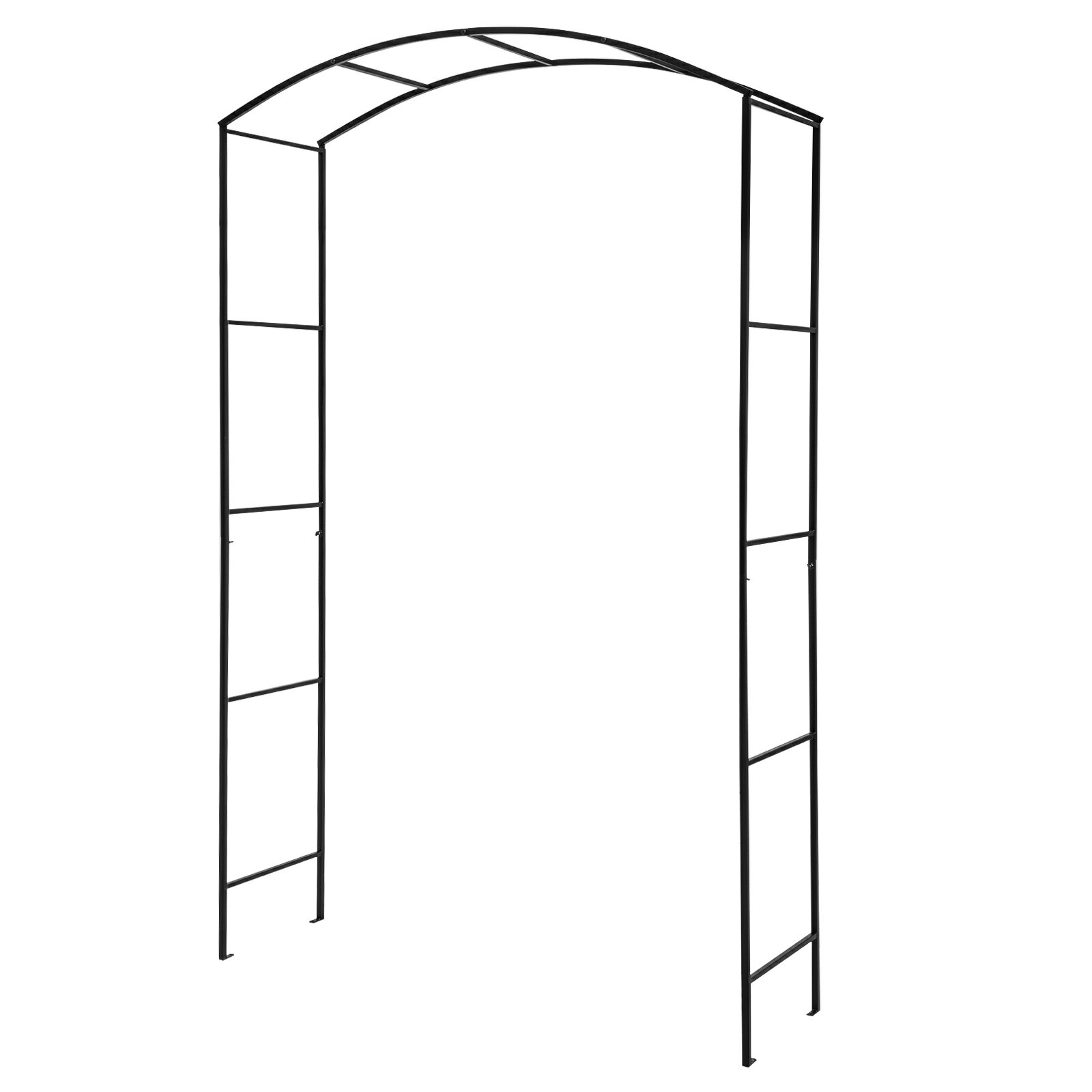 ★ 本体サイズ： 幅140x奥行45x高さ230cm/素材：鉄/ 本体重量：約6.2kg★美しい装飾：ゴシック様式の尖塔を両側に配したこのプレミアムガーデンアーチは、他のものよりも特別な存在です。また、このローズアーチは、バルーンやライトベールを吊るしてお客様のセレモニーを盛り上げるだけでなく、LEDライトストリップを吊るして夜間のアイキャッチ効果にも適しています。★頑丈な構造：このアーチは高品質のスチールフレームで作られ、表面はパウダーコーティングされているので、錆びにくく、耐候性があり、長期間安定して使用することができます。また、ガーデンアーチの両端を地面に差し込むことで、風の強い日でも安定した状態で立てることができます。★理想的なデザイン：このメタルガーデンアーチは、植物やつる性植物を登るのに最適な適切な間隔で設計されており、お客様の庭や庭園に豊かさを加えます。バラなどのつる性植物と絡めて、花のアーチを作ることもできます。同時に、このアーチを数人で一緒にくぐることができる大きなサイズなので、とても便利です。★幅広い用途：この屋内外のガーデニング用支柱は、エレガントな外観と実用的なデザインで、庭園、裏庭、芝生、ビーチ、ホテルなどの場所に適しています。記念日や結婚式、誕生日会などのセレモニーなど、お客様のあらゆる幸せな瞬間に立ち会うことができます。【注意事項】＊当店の商品は全て国内から配送されます。＊国内配送の商品は国内でのお買い物と同じく消費税が発生いたします。関税はかかりません。＊色がある場合、モニターの発色の具合によって実際のものと色が異なる場合がある。