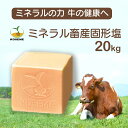 500円引クーポン対象　畜産用 固形塩 20kg