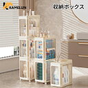 \超お得☆26日迄最大2000円獲得!/ kamelun 収納ボックス 大容量 収納ケース プラスチック キャスター付き ランドリー収納 オシャレ洗面所 隙間収納 省スペース タオル収納 棚 サニタリーラック 組立簡単 隠す収納 シンプル スリム 作業台 新生活 【二年保証】