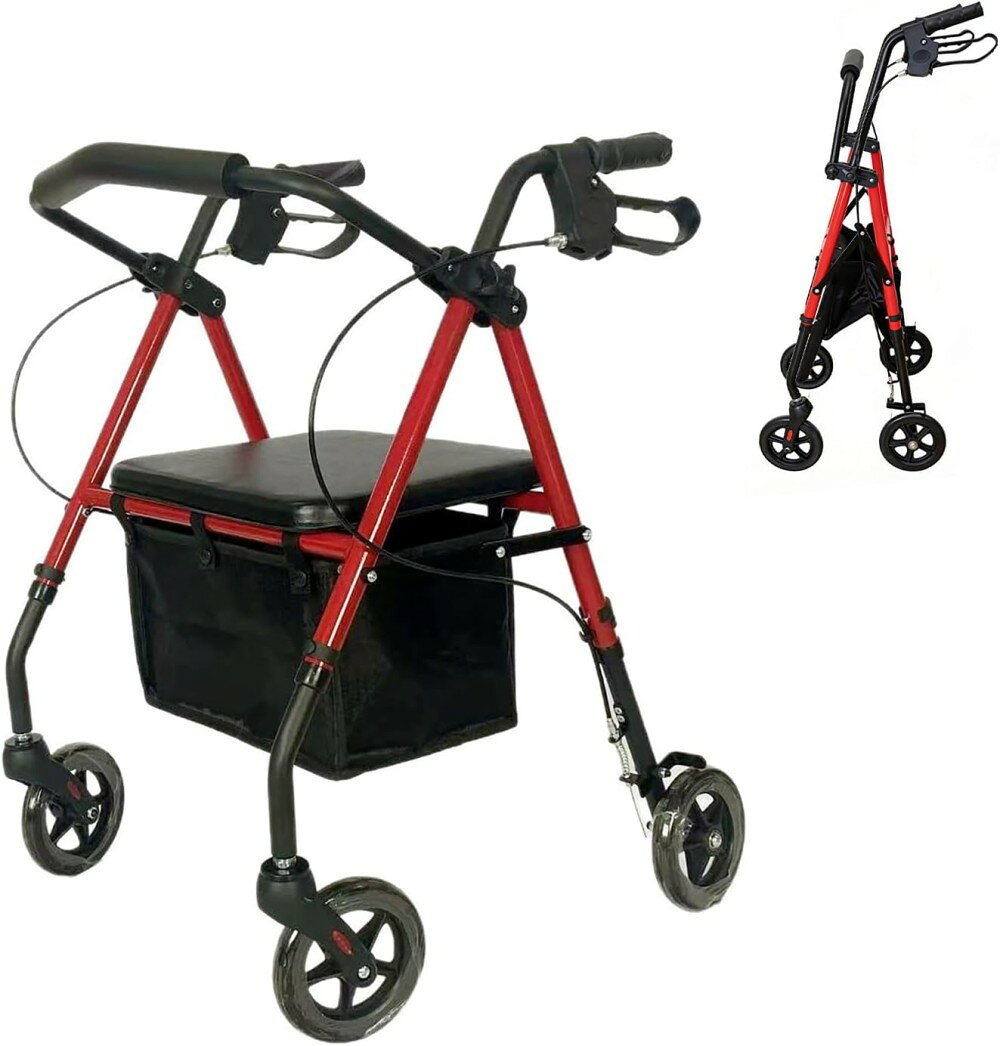 シルバーカー 赤 楽天市場】室内 シルバーカー 軽量（カラーレッド）の通販