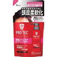 【LION】【ライオン】PRO TEC(プロテク) 頭皮ストレッチ コンディショナーつめかえ用 230g【プロテク】【スカルプ】