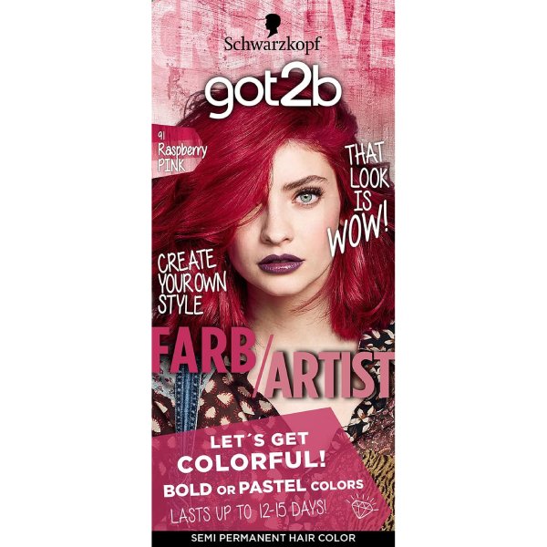 樂天商城 - got2b カラークリーム 【ラズベリーピンク】　1セット【ヘアカラー】【カラークリーム】【ヘンケル】