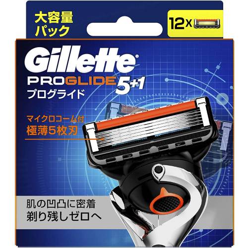 ジレット プログライド 替刃 12個入【髭剃り】【シェービング】【Gillette】【P&G】 ジレット プログライド 替刃 12個入【髭剃り】【シェービング】【Gillette】【P&G】