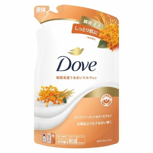 樂天商城 - ダヴ ボディソープ ライスファーメント＆キンモクセイ ボディウォッシュつめかえ　330g【ボディソープ】【Dove】【ダヴ】【ユニリーバ】