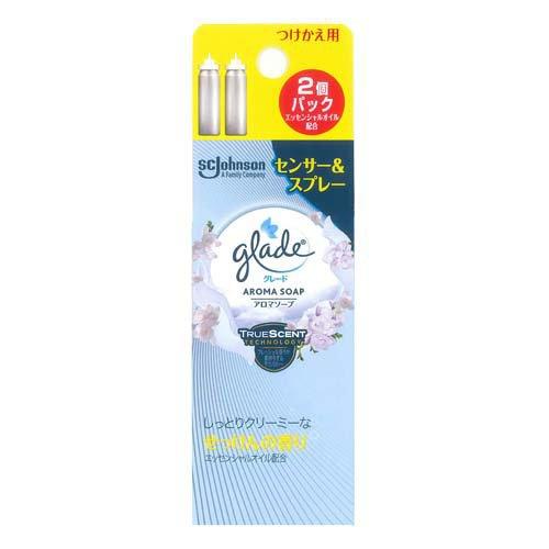 グレード 消臭センサー＆スプレー アロマソープの香りつけかえ用　18ml×2本【Glade】【消臭】【芳香剤】【お部屋】【トイレ】【センサー】