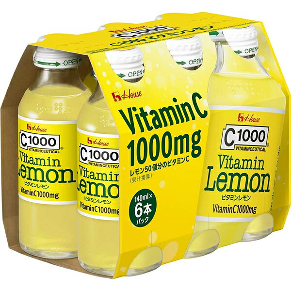 樂天商城 - 【ハウス】C1000 ビタミンレモン　140mL×6本入【ビタミンC】【C1000ビタミンレモン】